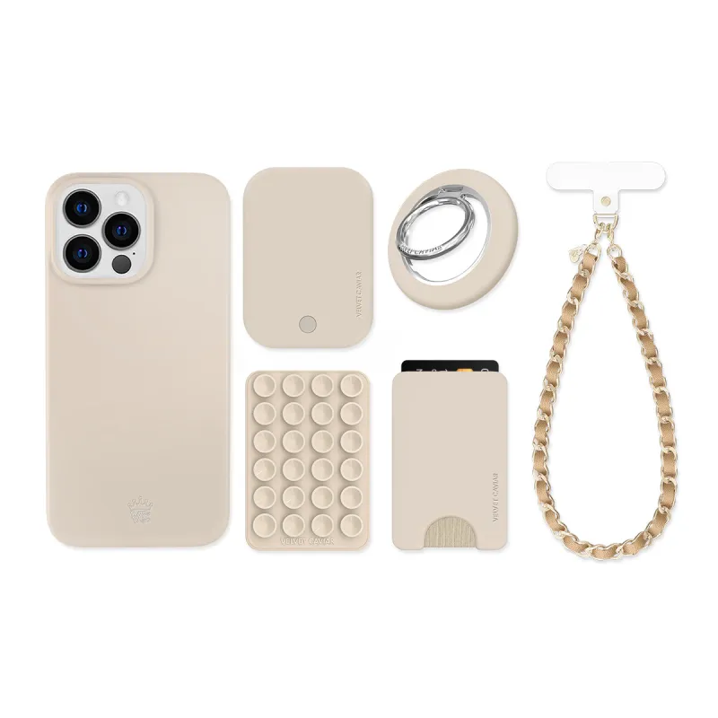 Sand Stone iPhone Bundle Set made by Velvet Caviar
