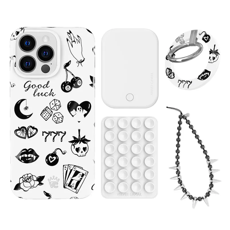 Good Luck iPhone Bundle Set - Grip made by Velvet Caviar