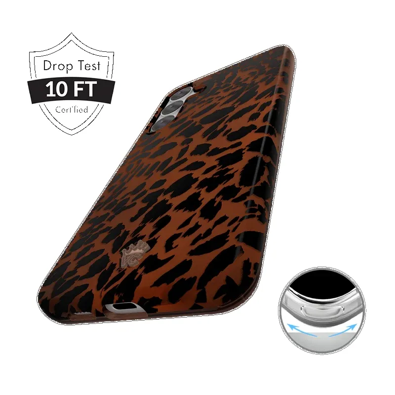 Leopard Tort Samsung Case sold by Velvet Caviar product image thumbnail 4