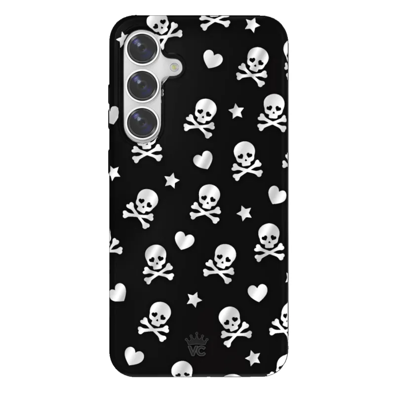 Chrome Skulls Samsung Case made by Velvet Caviar
