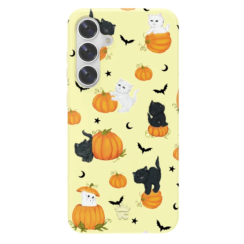 Purrfect Pumpkins Samsung Case made by Velvet Caviar
