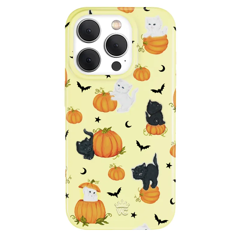 Purrfect Pumpkins iPhone Case made by Velvet Caviar