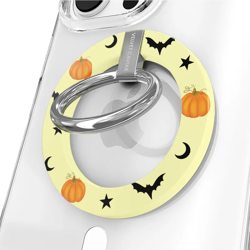 Purrfect Pumpkins MagSafe Grip Ring made by Velvet Caviar