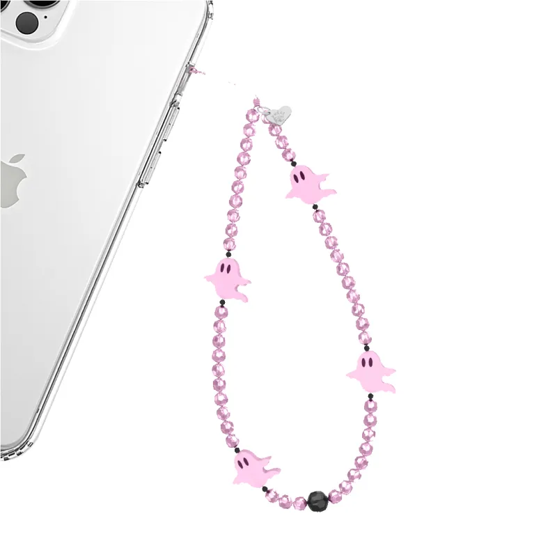 Ghosted Pink Phone Charm sold by Velvet Caviar