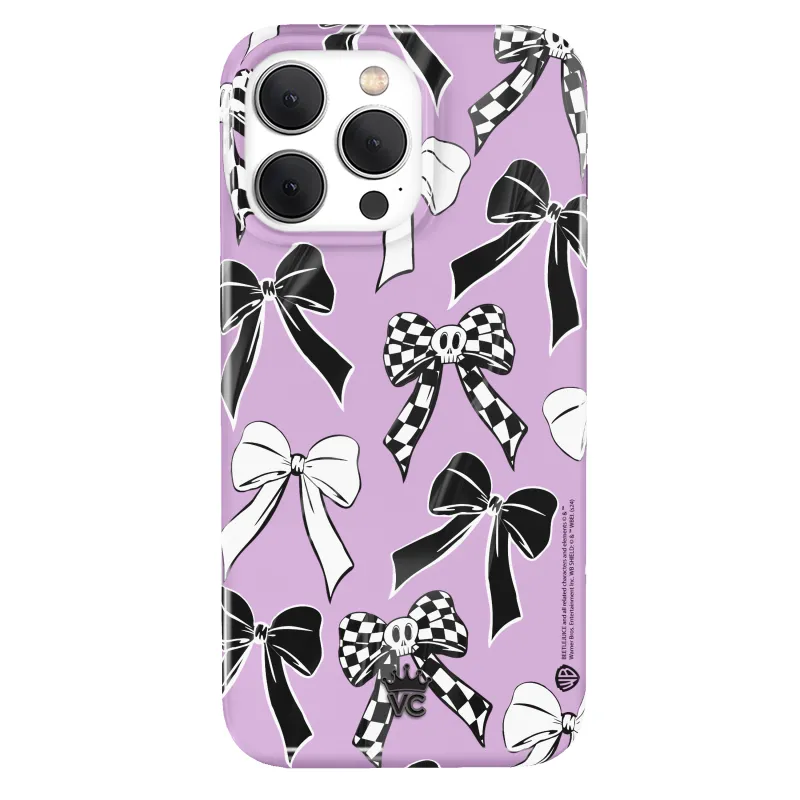 Beetlejuice Bows iPhone Case made by Velvet Caviar
