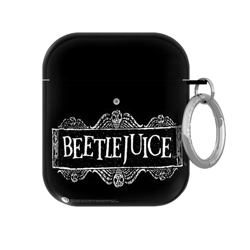 Beetlejuice Beetlejuice Beetlejuice AirPod Case made by Velvet Caviar