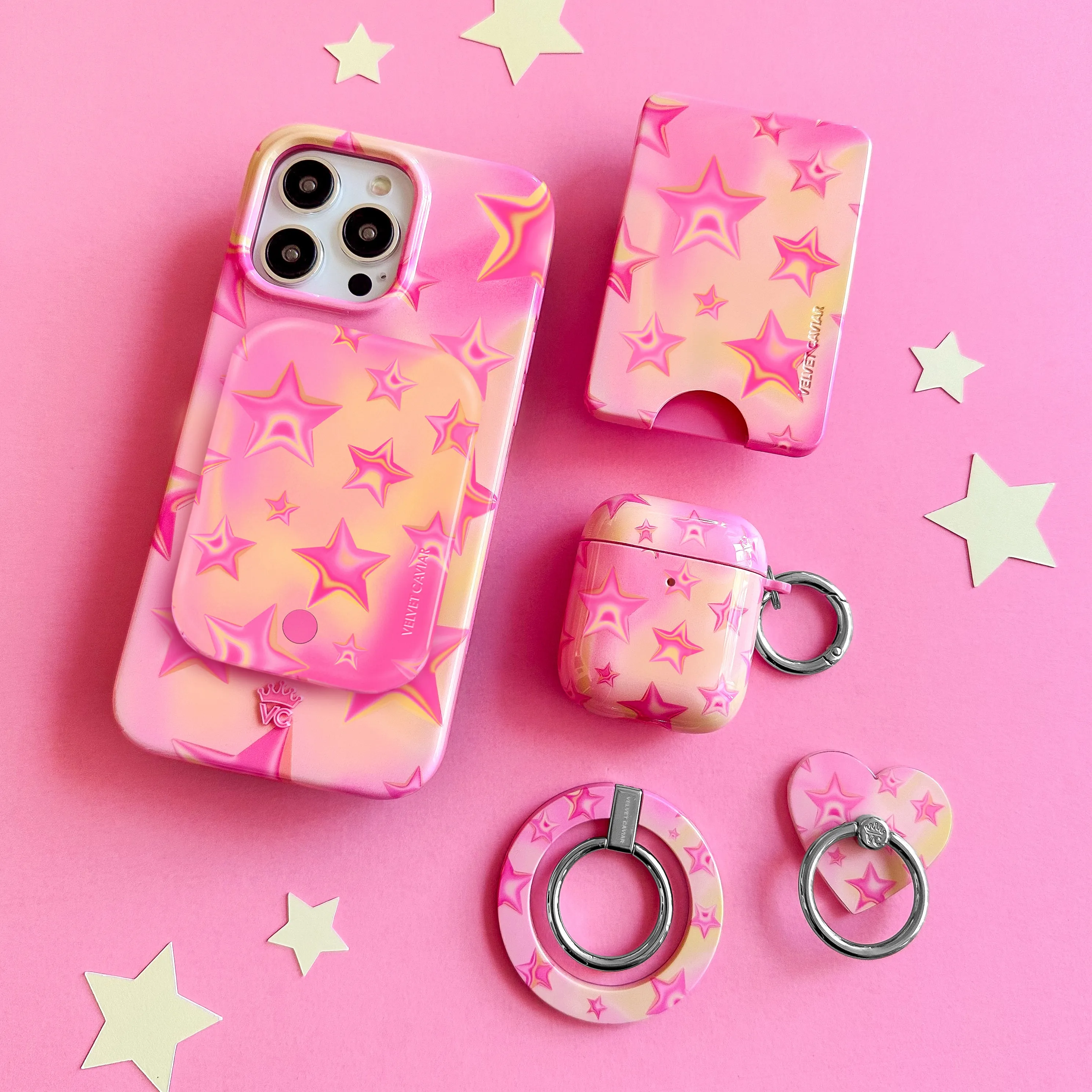 Sherbet Stars Portable MagSafe Charger Power Pack sold by Velvet Caviar product image thumbnail 2
