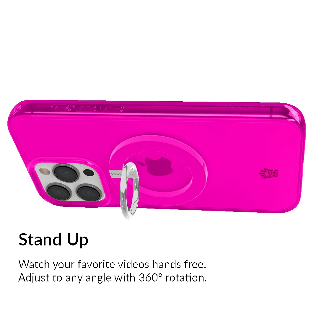 Neon Pink MagSafe Grip Ring sold by Velvet Caviar product image thumbnail 4
