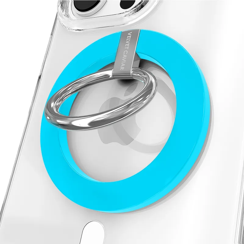 Neon Blue MagSafe Grip Ring sold by Velvet Caviar