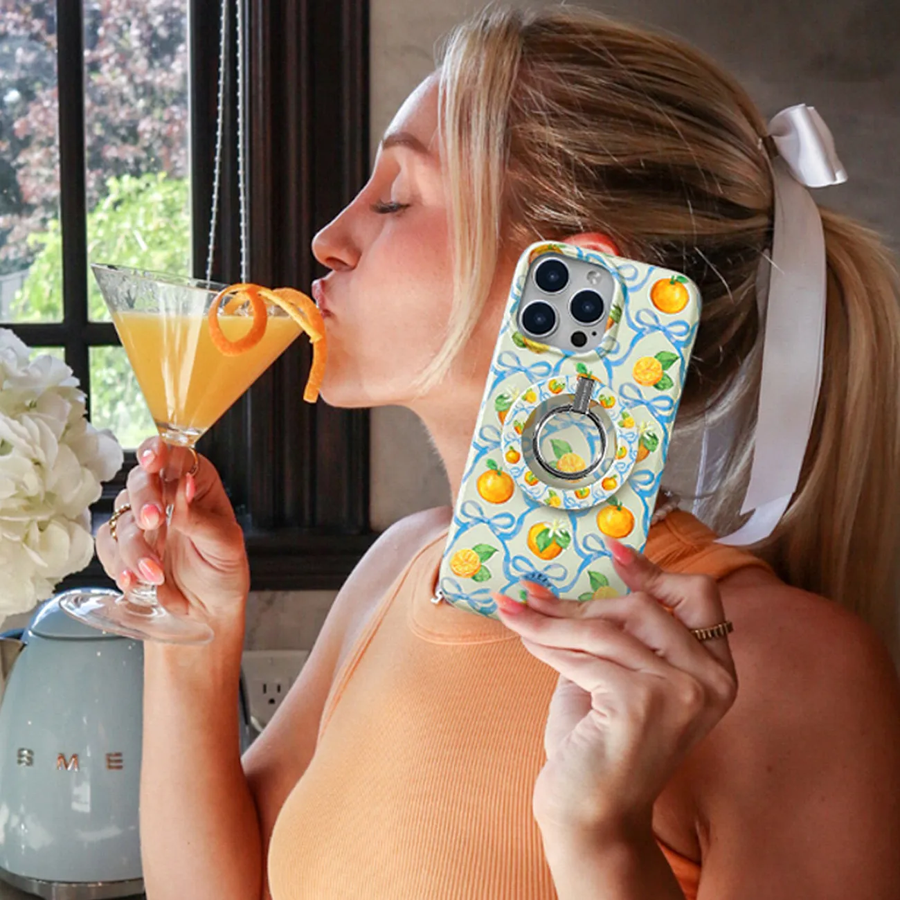 Orange Blossom iPhone Case sold by Velvet Caviar product image thumbnail 2