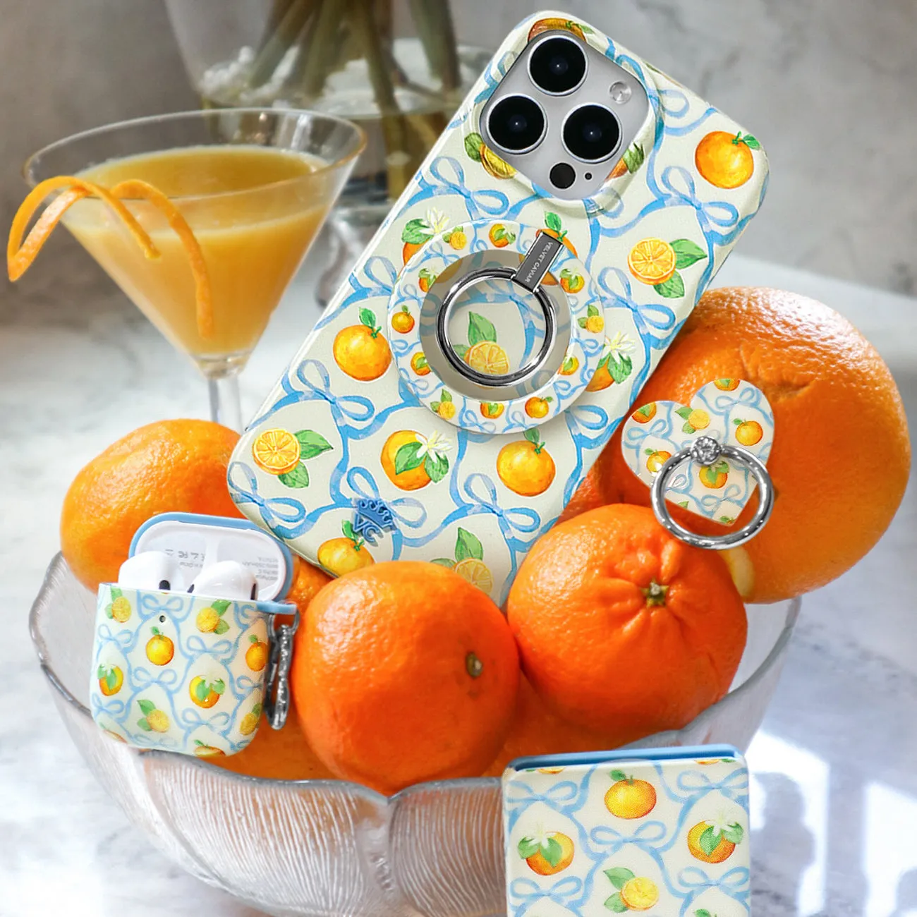 Orange Blossom Phone Ring sold by Velvet Caviar product image thumbnail 2