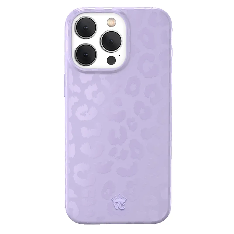 Lilac Leopard iPhone Case sold by Velvet Caviar