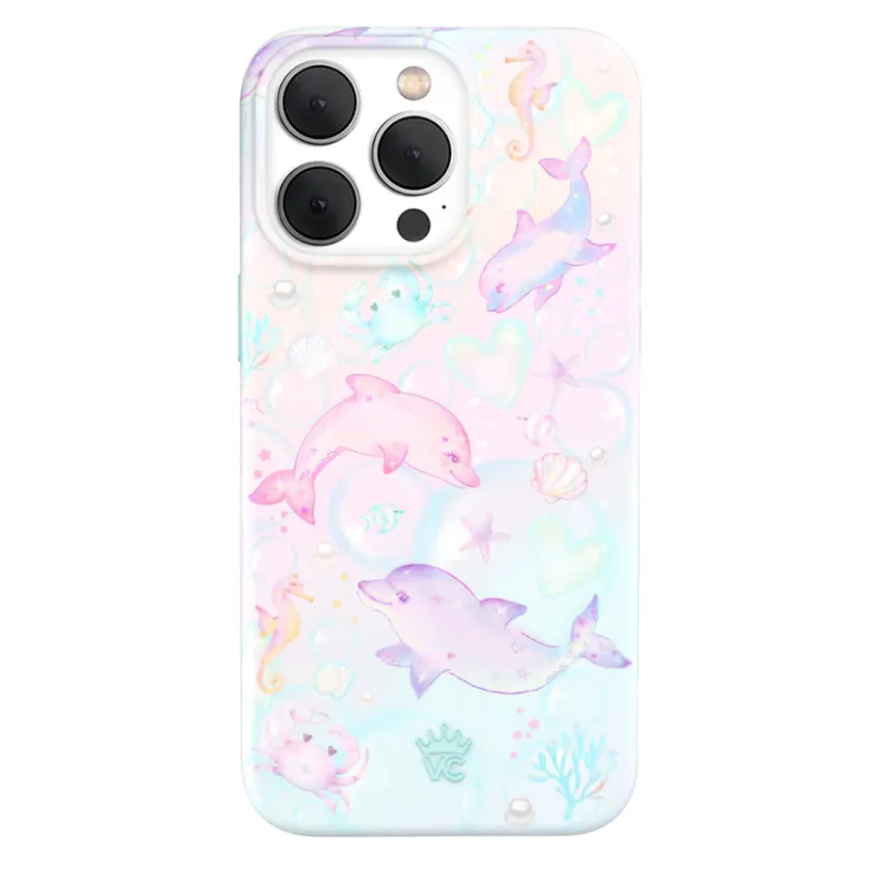 Aqua Angels iPhone Case made by Velvet Caviar