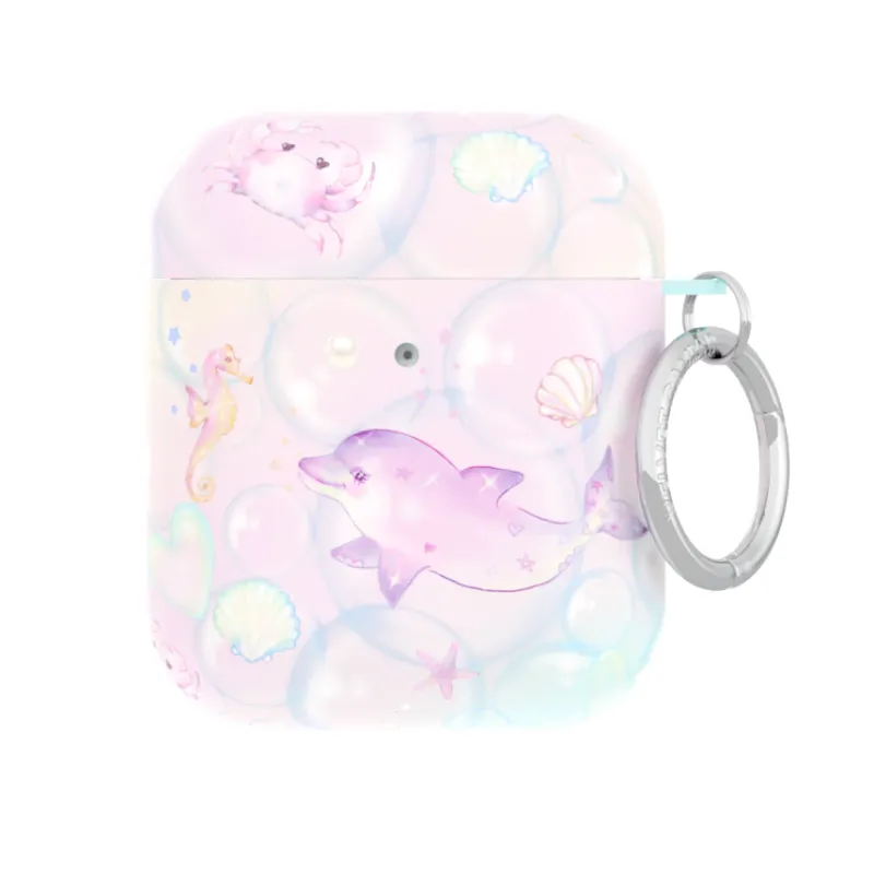 Aqua Angels AirPod Case sold by Velvet Caviar