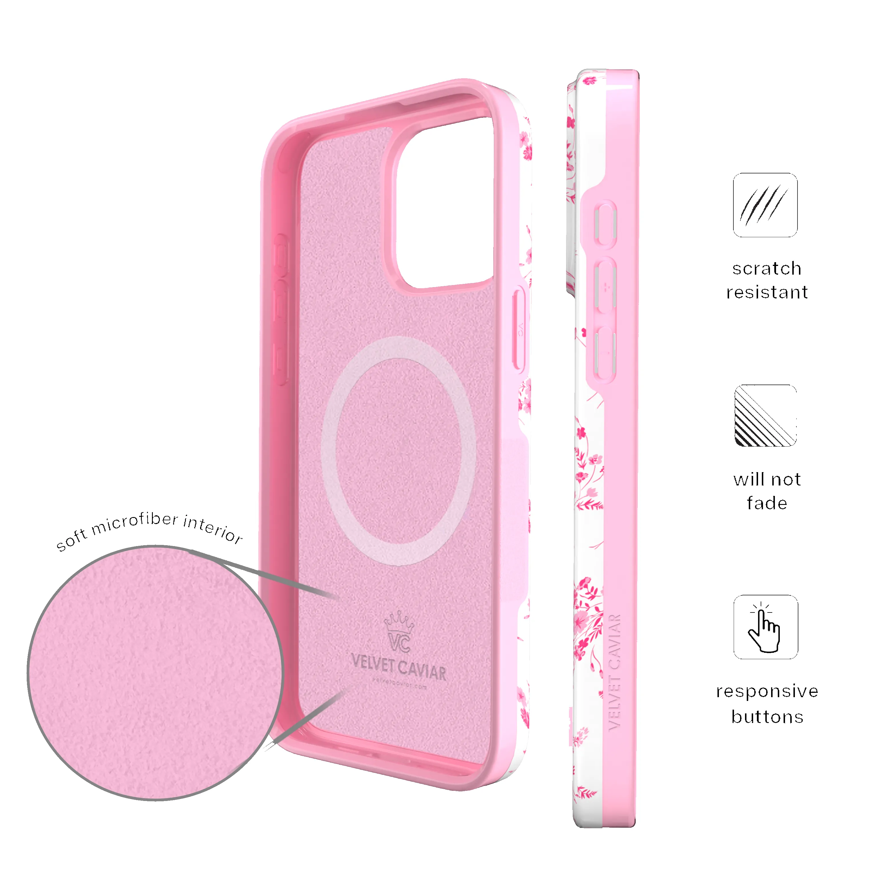 French Rose Floral iPhone Case sold by Velvet Caviar product image thumbnail 5
