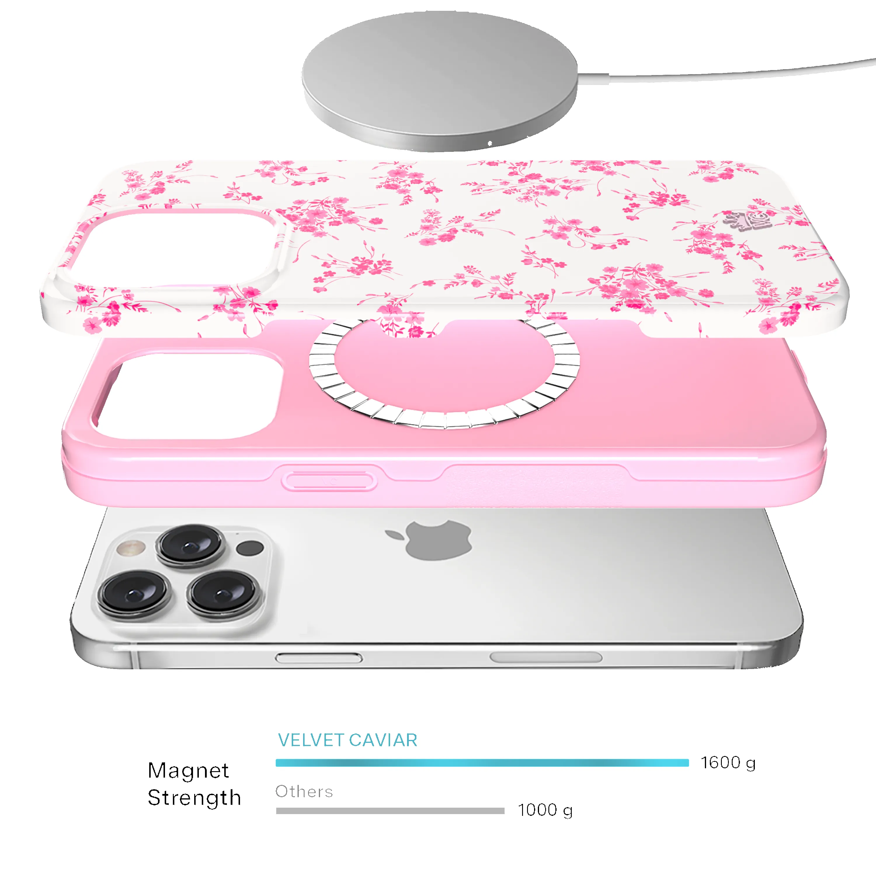French Rose Floral iPhone Case sold by Velvet Caviar product image thumbnail 3