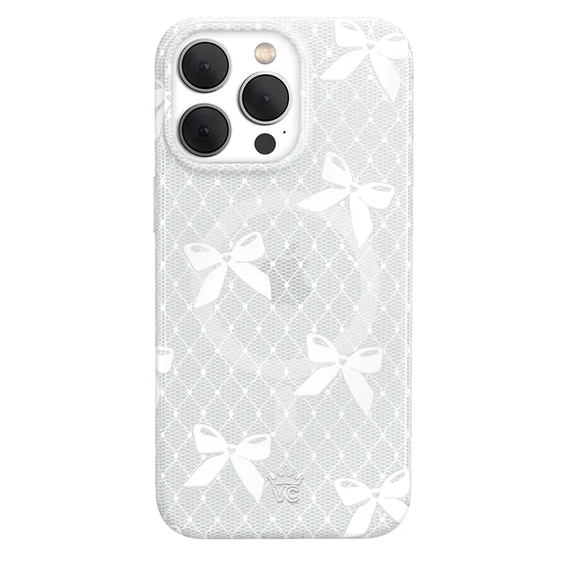 Vintage Lace Bows iPhone Case sold by Velvet Caviar
