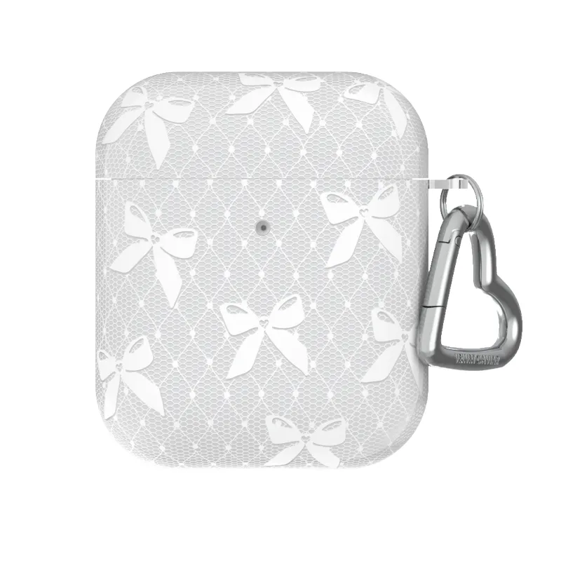 Vintage Lace Bows AirPod Case sold by Velvet Caviar