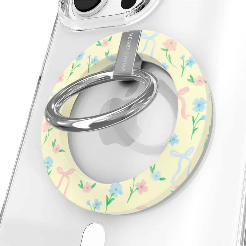 Buttercup Bows MagSafe Grip Ring made by Velvet Caviar