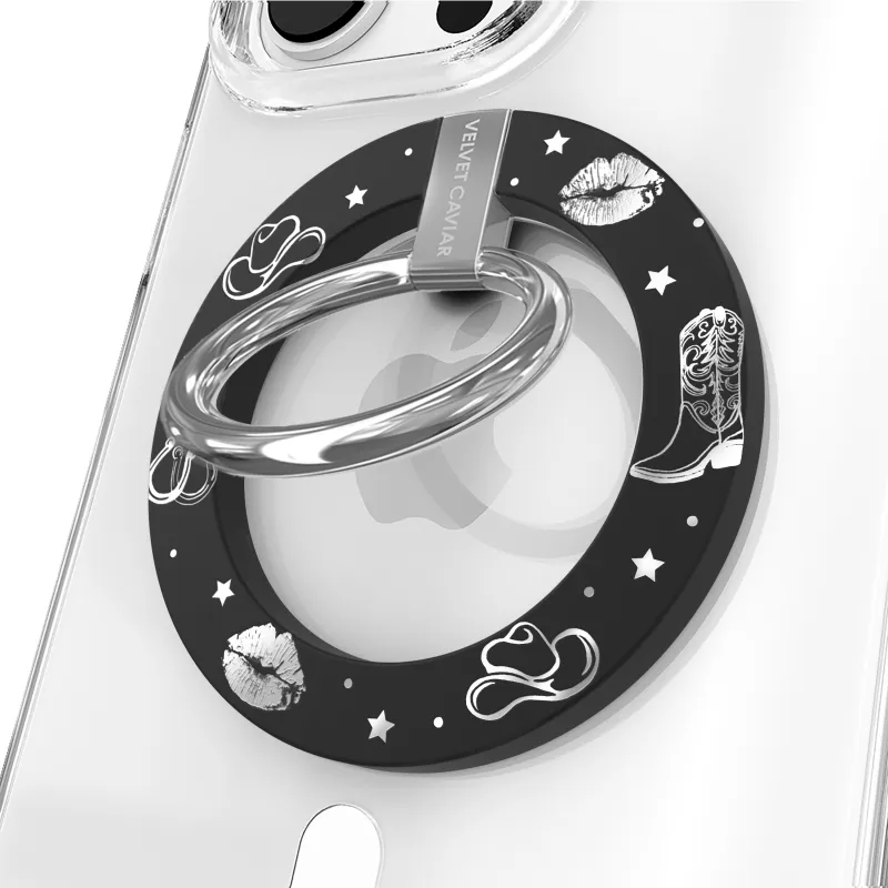 Disco Cowgirl MagSafe Grip Ring made by Velvet Caviar