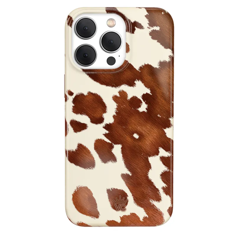 Cocoa Cow iPhone Case made by Velvet Caviar