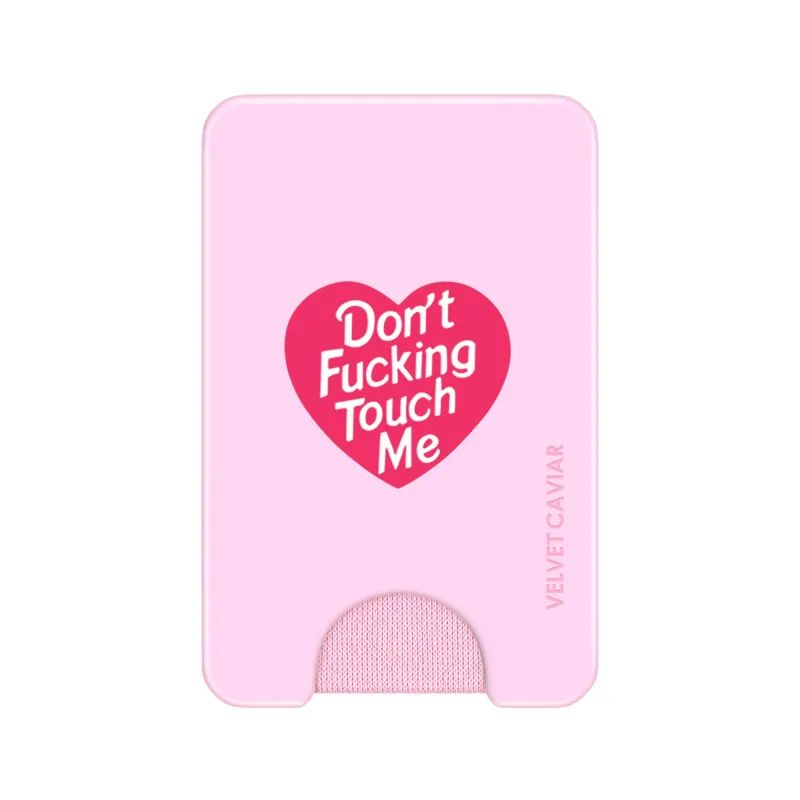 Don't F Touch Me MagSafe Wallet sold by Velvet Caviar