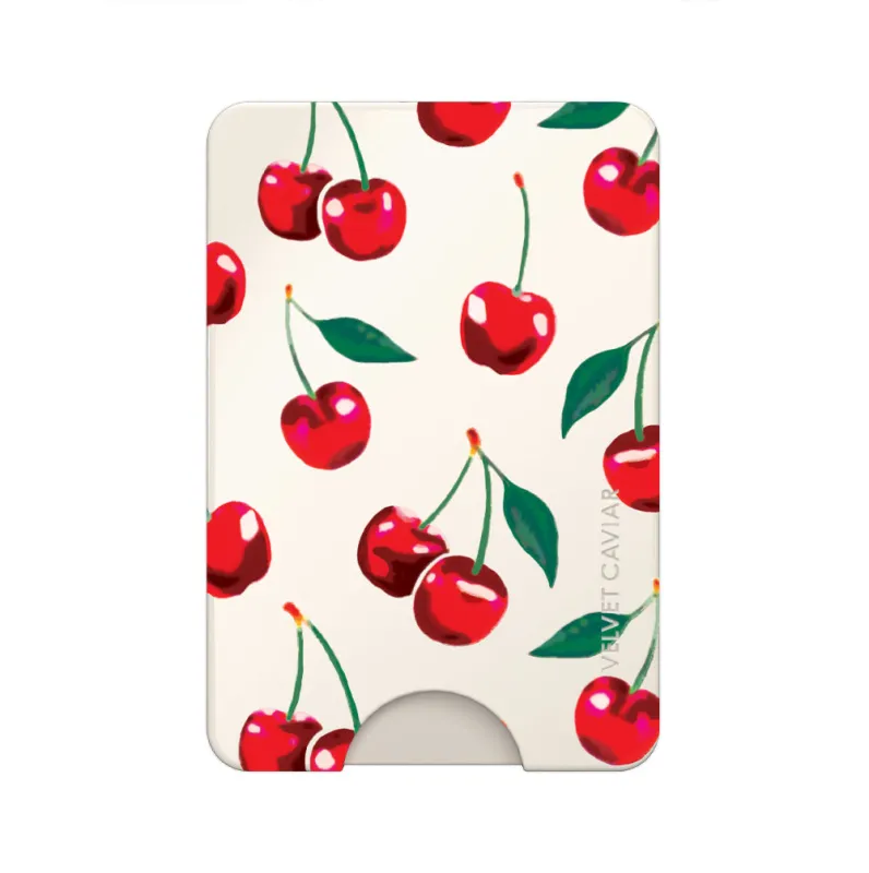 Mon Cheri Cherry MagSafe Wallet sold by Velvet Caviar