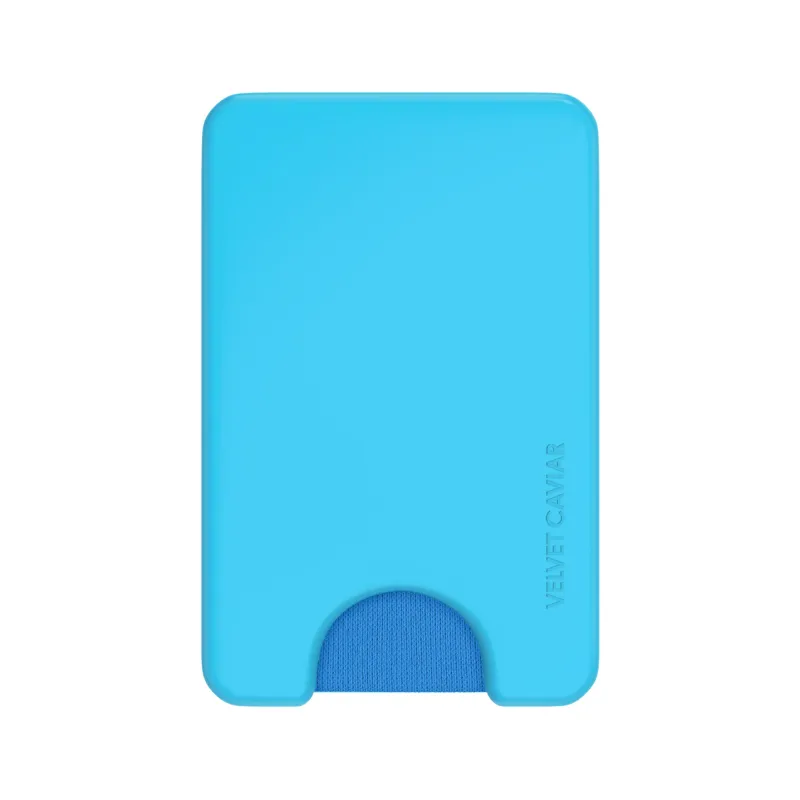 Light Blue MagSafe Wallet sold by Velvet Caviar