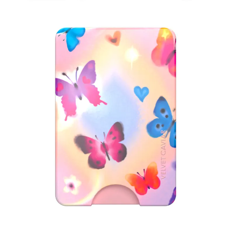 Aura Butterfly MagSafe Wallet made by Velvet Caviar