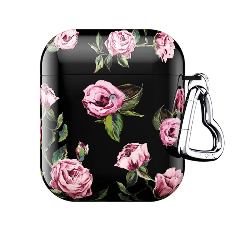 Pink Rose Floral AirPod Case sold by Velvet Caviar
