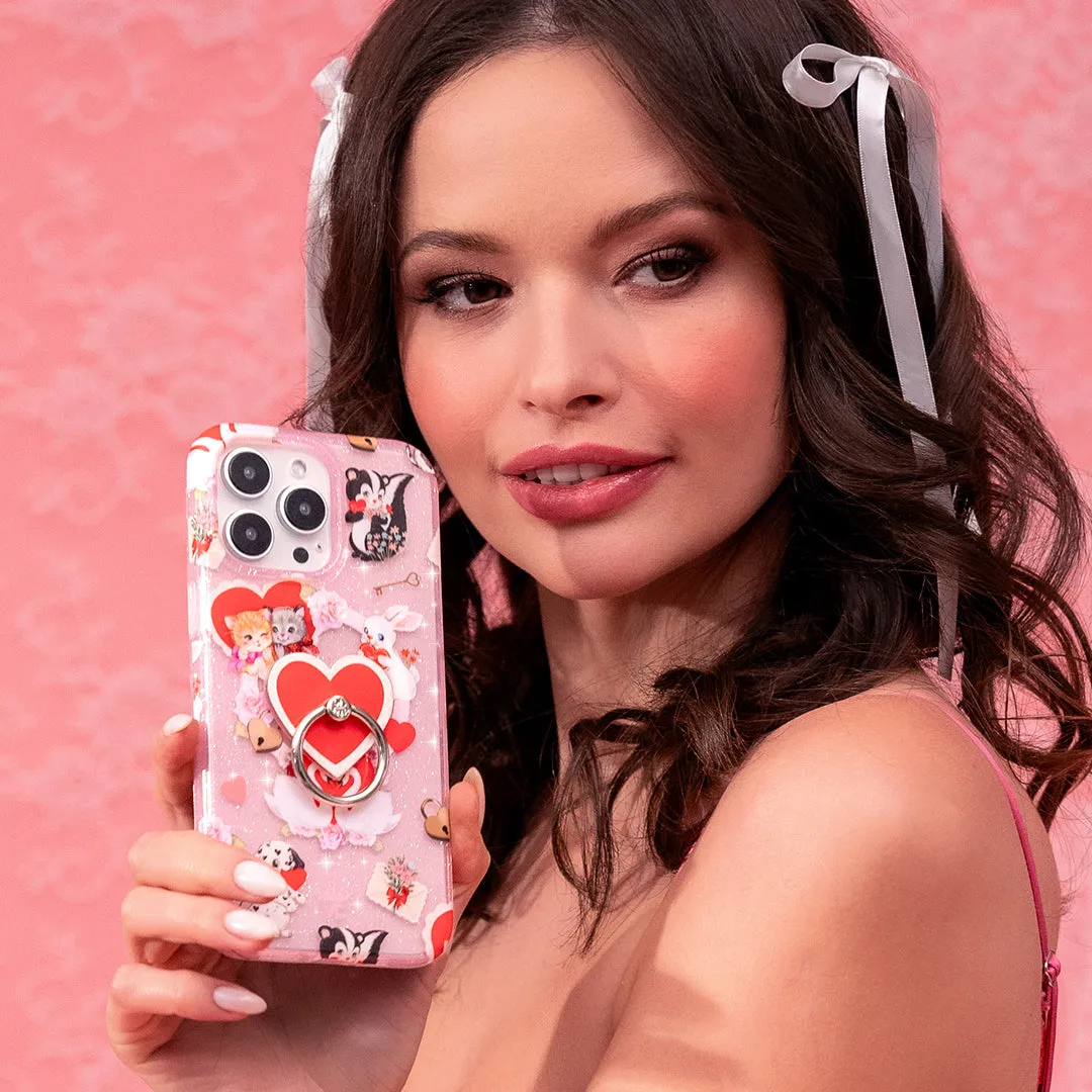 Love Letter Glitter Animals Phone Ring sold by Velvet Caviar product image thumbnail 2