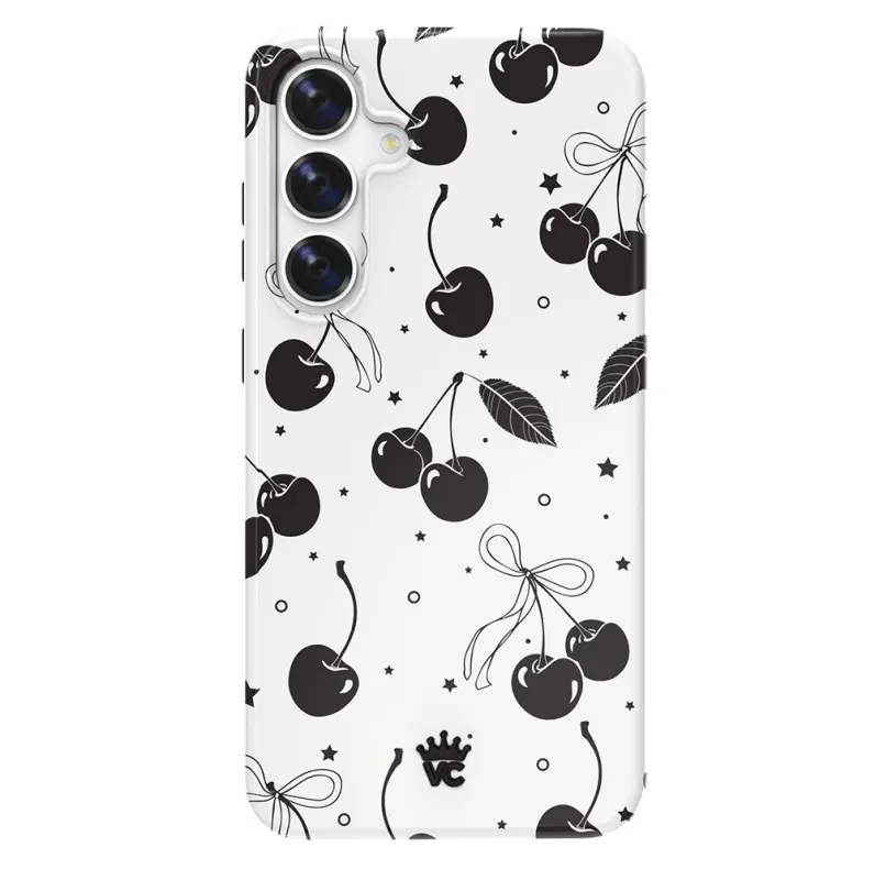 Cherry Noir Samsung Case made by Velvet Caviar