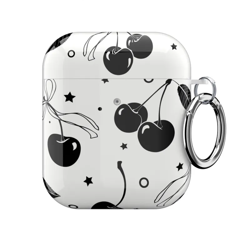 Cherry Noir AirPod Case sold by Velvet Caviar