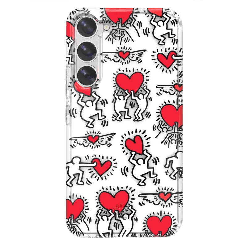 Keith Haring Heart-ist Samsung Case made by Velvet Caviar
