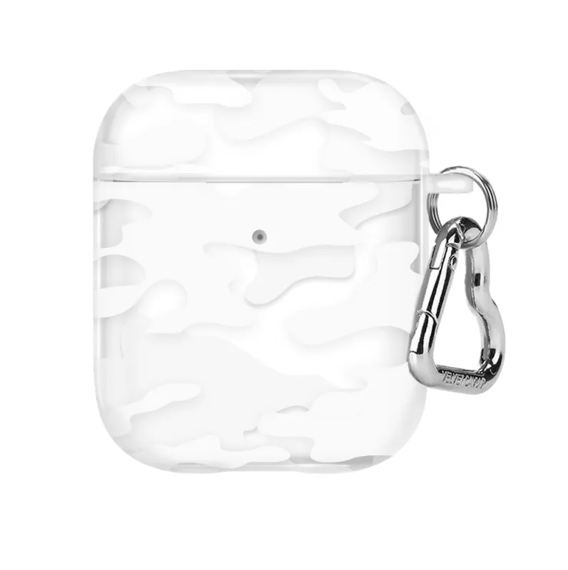 Frosted Camo AirPod Case made by Velvet Caviar