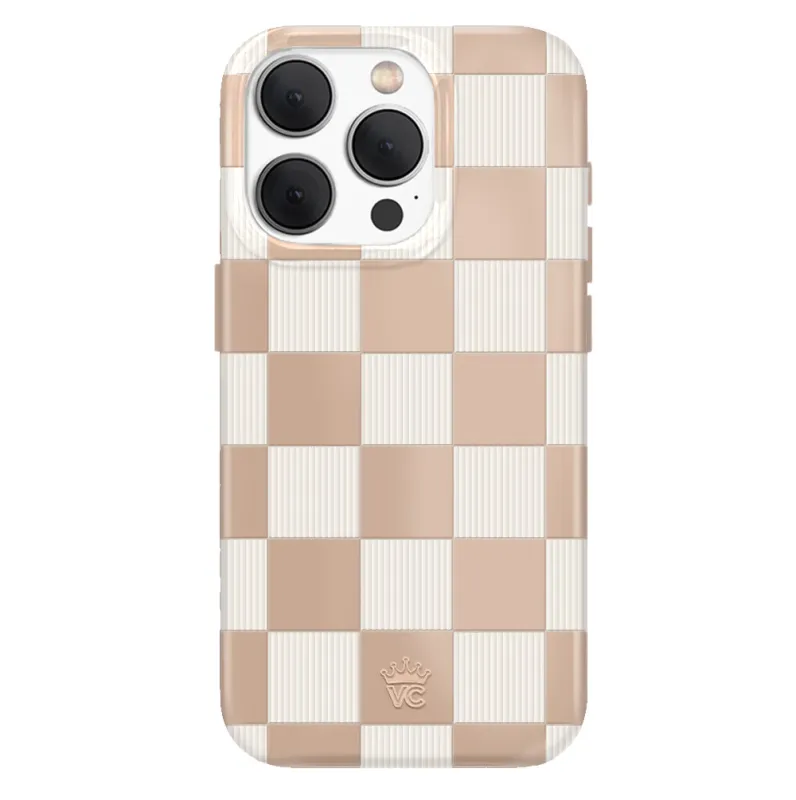 Nude Vibe Checker iPhone Case sold by Velvet Caviar