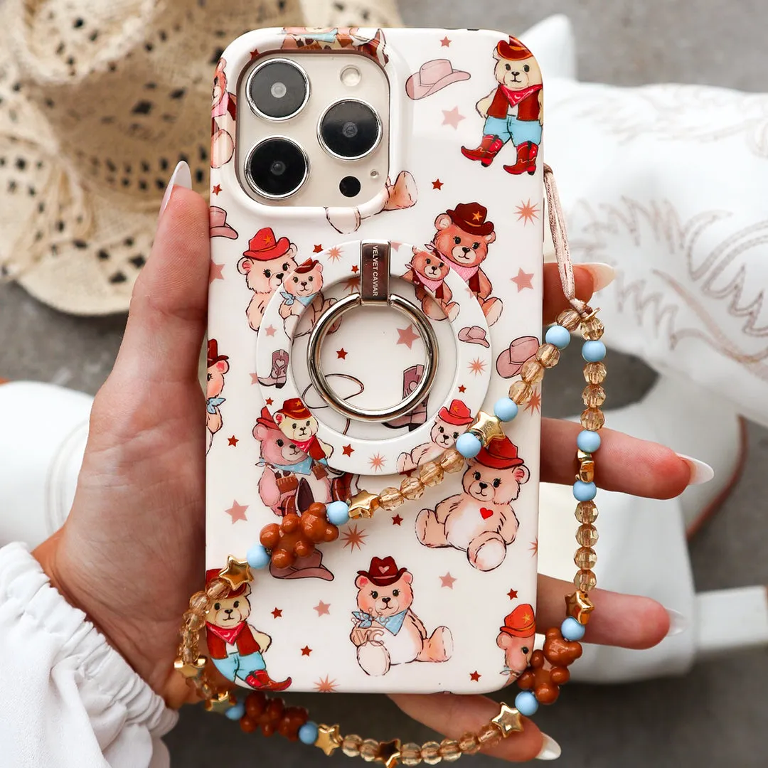 Cowboy Teddy Phone Charm sold by Velvet Caviar product image thumbnail 2