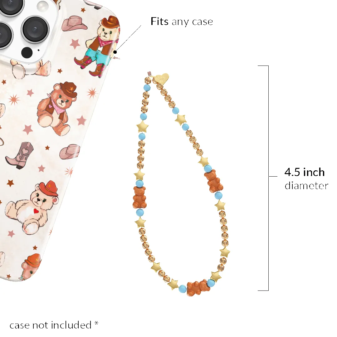 Cowboy Teddy Phone Charm sold by Velvet Caviar product image thumbnail 3