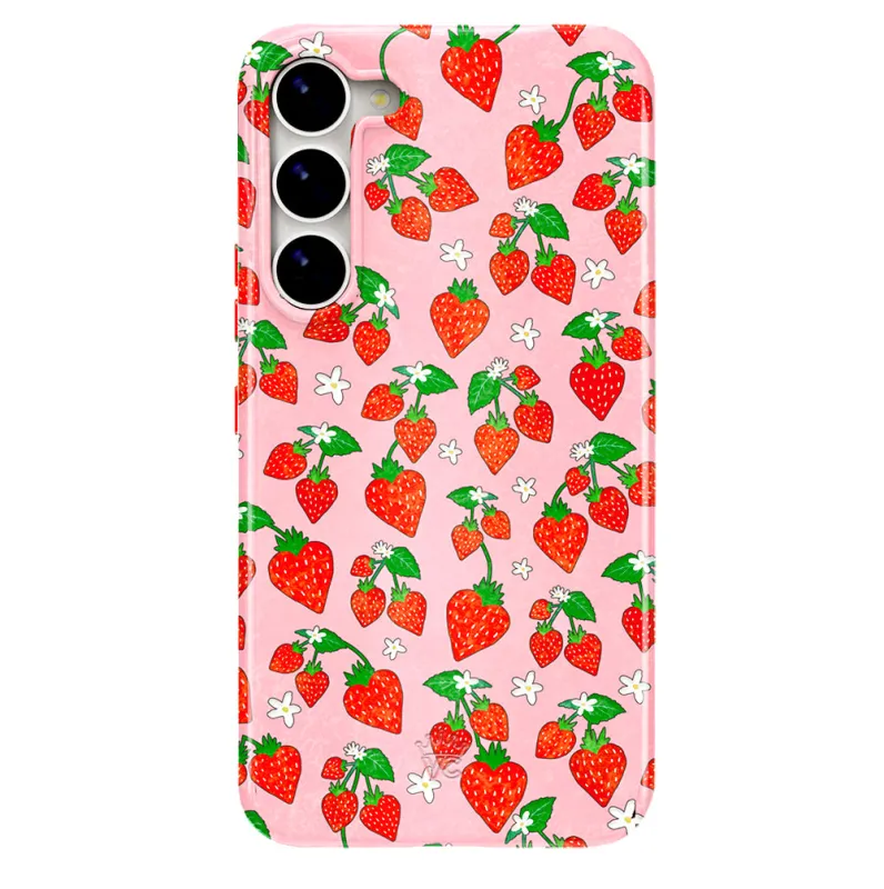 Strawberry Sweethearts Samsung Case sold by Velvet Caviar