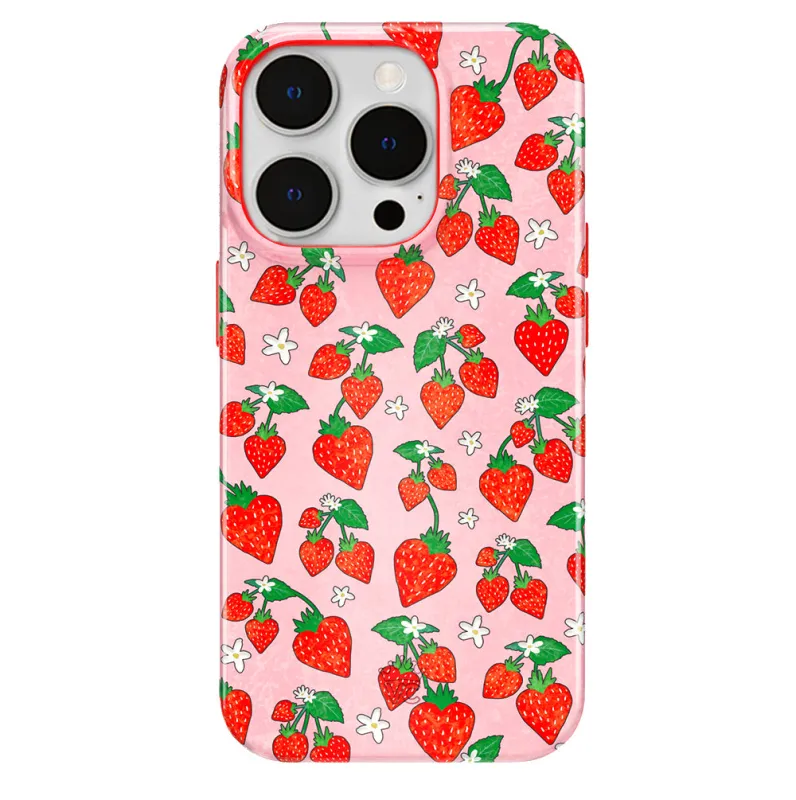 Strawberry Sweethearts iPhone Case sold by Velvet Caviar