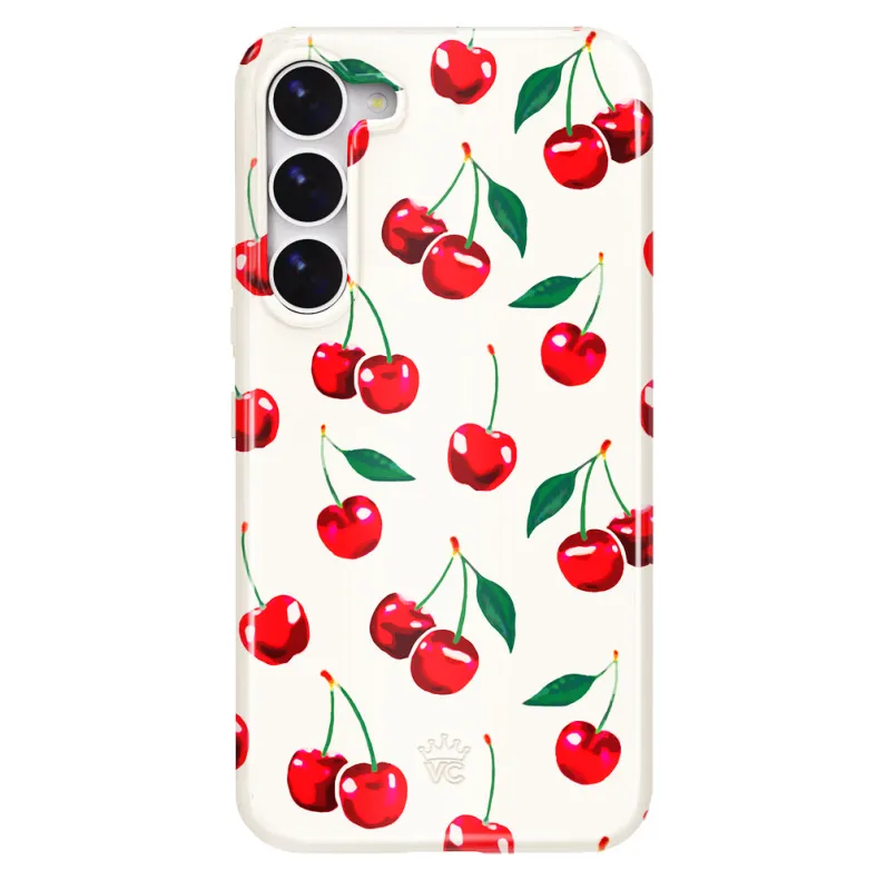 Mon Cheri Cherry Samsung Case sold by Velvet Caviar