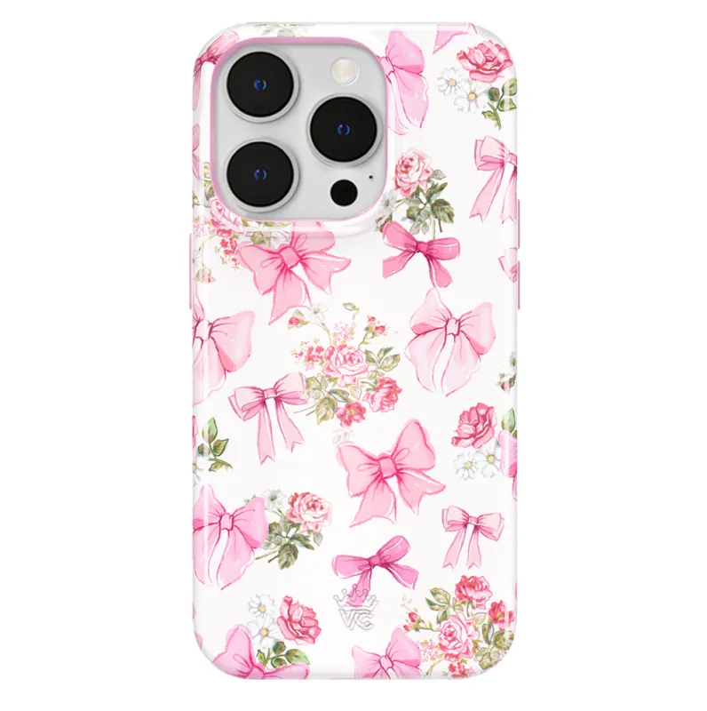 Posie Pink Bow iPhone Case sold by Velvet Caviar