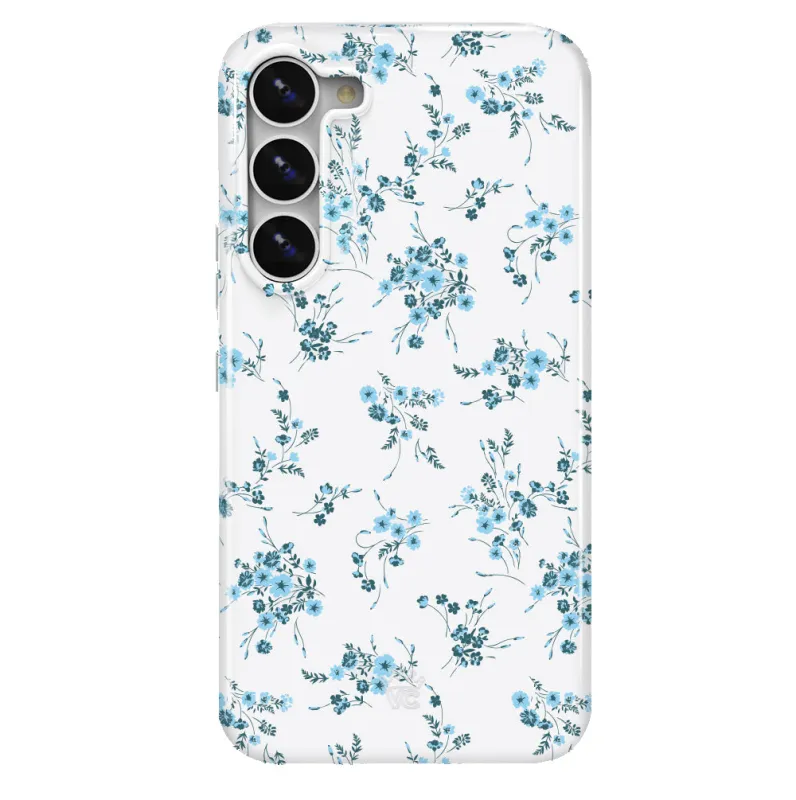 French Blue Floral Samsung Case sold by Velvet Caviar