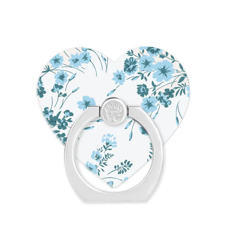 French Blue Floral Phone Ring sold by Velvet Caviar