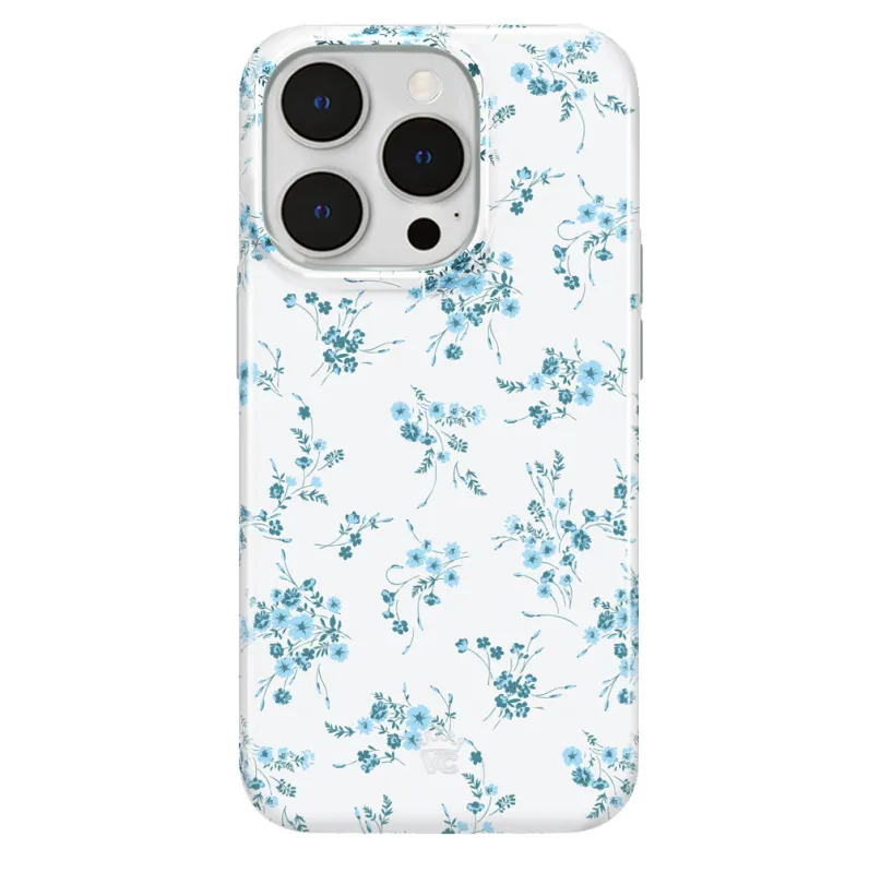 French Blue Floral iPhone Case sold by Velvet Caviar