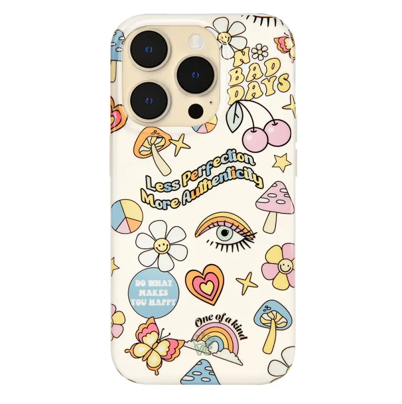 Good Vibes iPhone Case made by Velvet Caviar