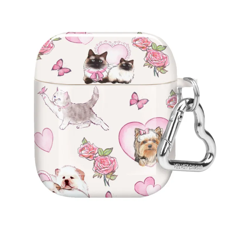 Puppies & Kittens AirPod Case made by Velvet Caviar