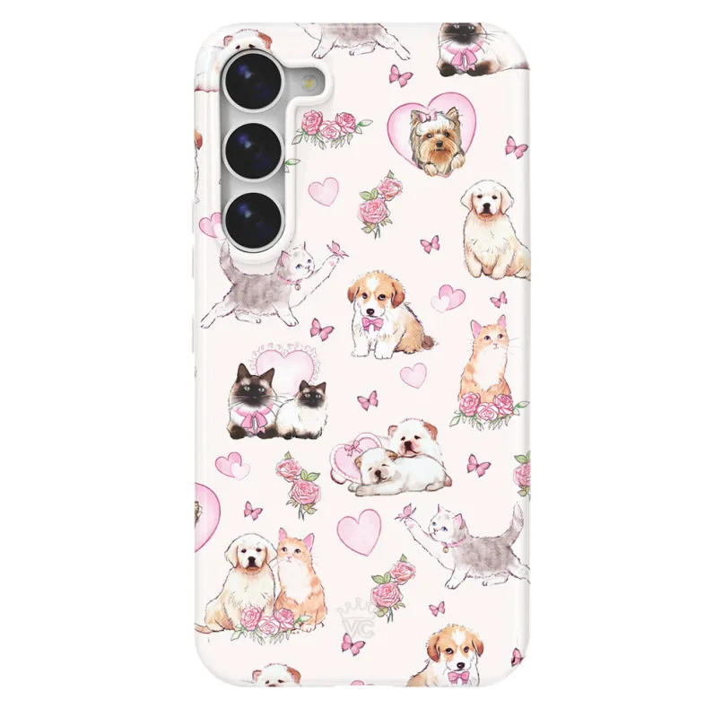 Puppies & Kittens Samsung Case sold by Velvet Caviar