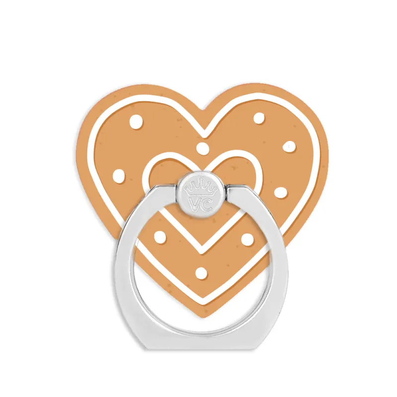 Holiday Gingerbread Phone Ring made by Velvet Caviar