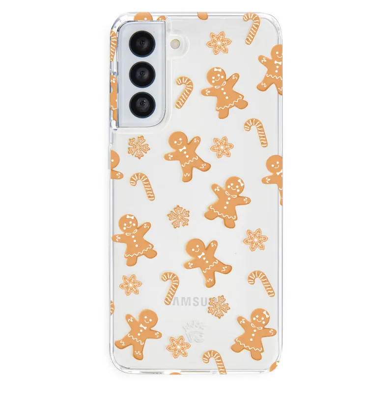 Holiday Gingerbread Clear Samsung Case sold by Velvet Caviar
